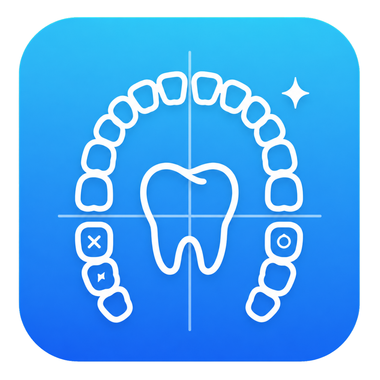 Odontogram tooth logo